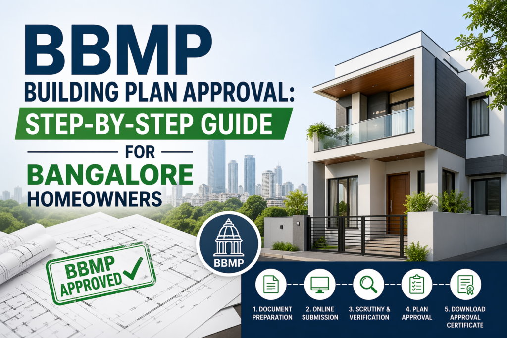 BBMP Building Plan Approval: Step-byStep Guide for Bangalore Homeowners(2026)