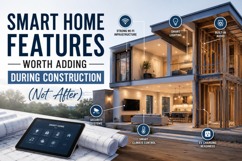 Smart Home Features Worth Adding During Construction (Not After)